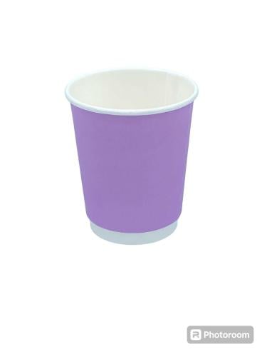 اكواب 8 اونص ورق دبل لون بنفسجي 500 حبة