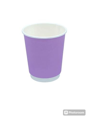 اكواب 9 اونص ورق دبل لون بنفسجي 500 حبة