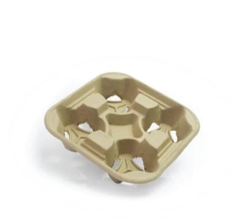 حامل اكواب ورقي فاخر رباعي ( 250 حبة )