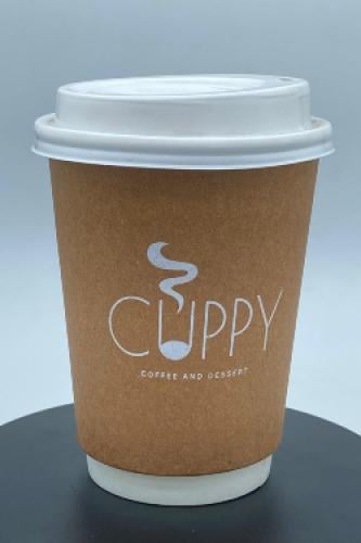 اكواب ورق ( 12 اونز دبل ) مع الطباعة خاص بك