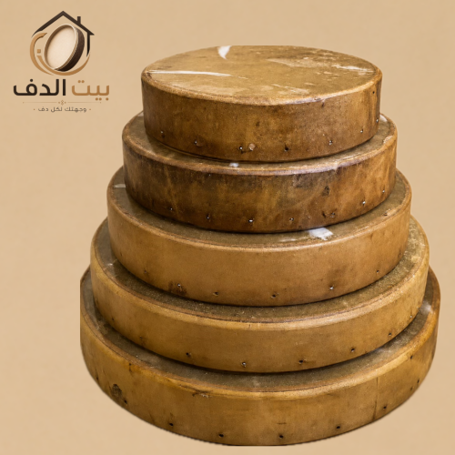 مجموعة طيران دفوف مصرية جلد طبيعي | 5 دفوف احترافي...