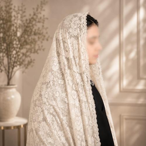 طرحة لنن المطرزه A2