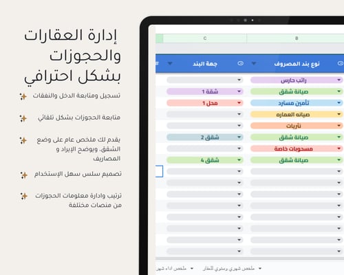 ملف ادارة شقق التأجير اليومي (الاصدار الثاني)