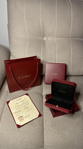 سلسال كارتير ذهبي كريستال