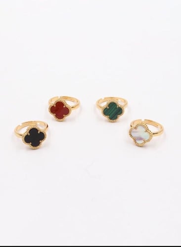 خاتم فان كليف الأحمر مقاس مفتوح