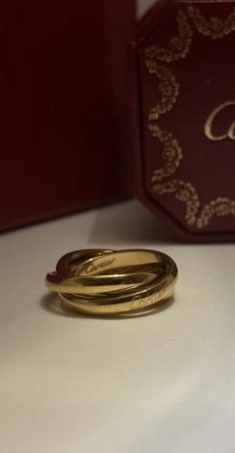 خاتم كارتير ترنتي ذهبي