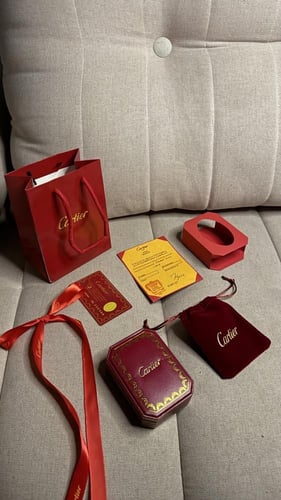 طقم كارتير فضي سلسال وحلق