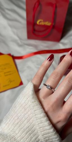 خاتم كارتير فضي