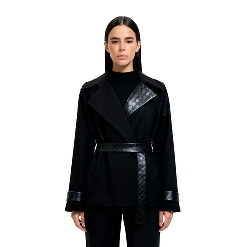 Noir Belt Jacket