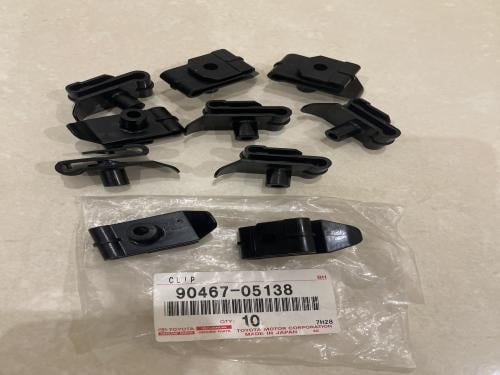 Toyota seat belt buckle clips in general (Corolla...