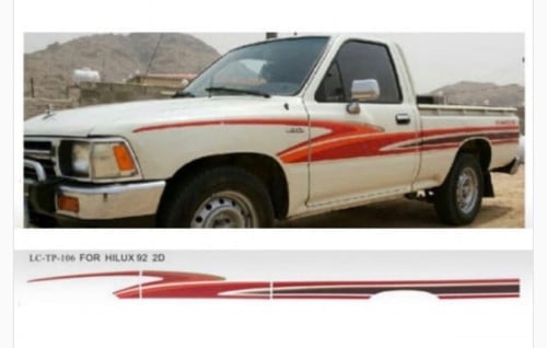 Hilux line, model 92, local engine