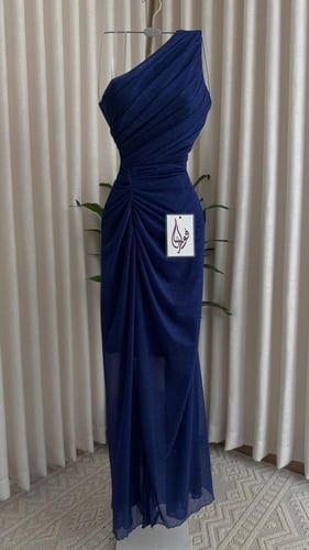 فستان ناعم شيفون لمعه انيق