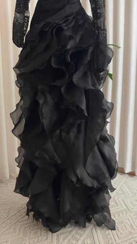 فستان سهره اسود دانتيل