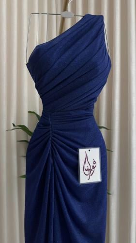 فستان ناعم شيفون لمعه انيق