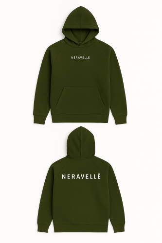 Hoodies 2 Sides Logo olive green