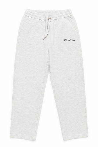 Cotton mix gray light & white pants