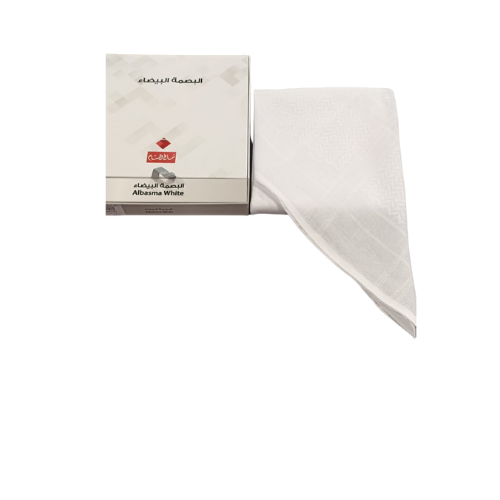 شماغ البصمة البيضاء