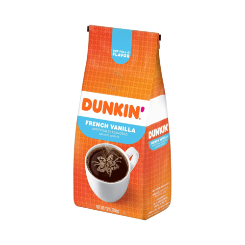قهوة دانكن مطحونة بالفانيليا الفرنسية