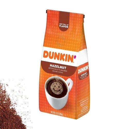 قهوة دانكن بالبندق مطحونه