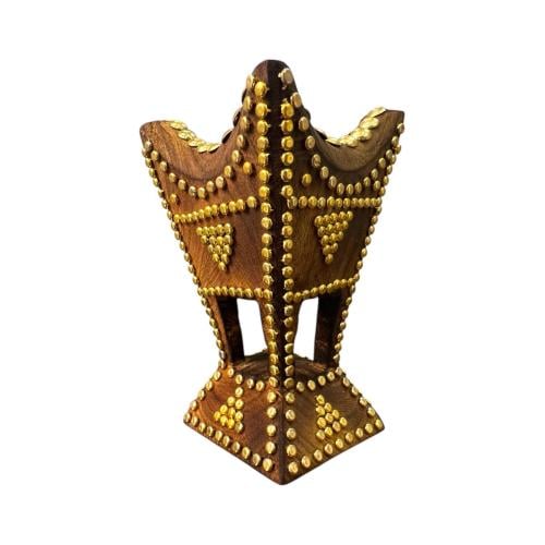 مبخرة حائلية من خشب الأثل( قمور بارزة)