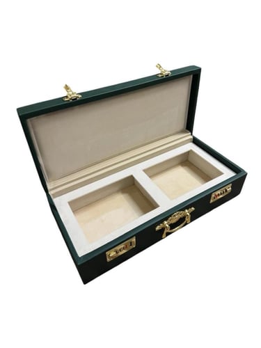 شنطة زيتي سادة مقسمة من الداخل ل( ربع كيلو + ربع ك...