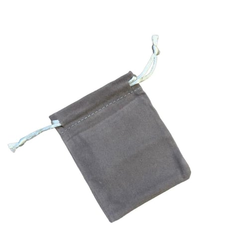 طباعة شعار على كيس مخمل لجنب واحد فقط