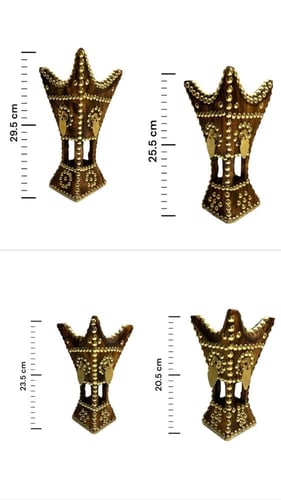 طقم مباخر حائليه بني