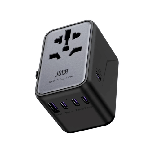 جودا - فيش دولي بقوة 70 واط وبـ5 منافذ 1 USB و 4 ت...