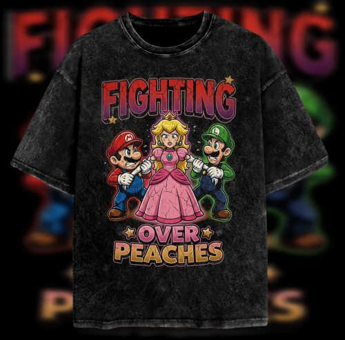 Super Mario Bros: Fighting Over Peaches