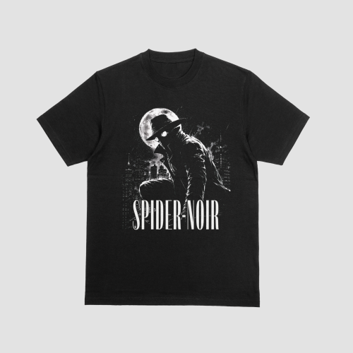 Spider-Noir Moonlit Skyline Gritty 1930s Detective