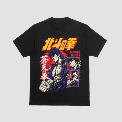 Fist of the North Star Kenshiro Manga Panels Retro...