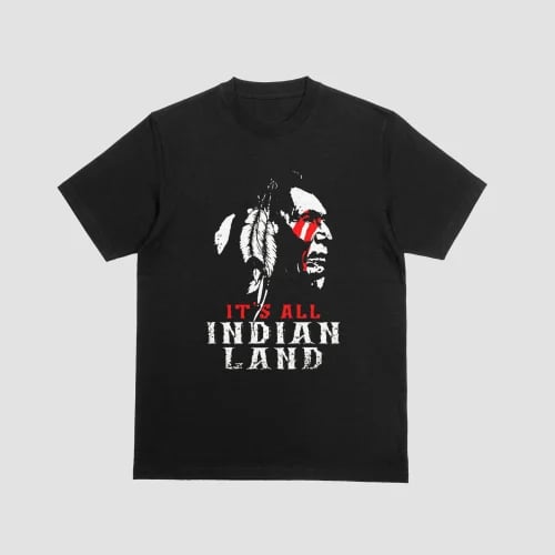 It's All Indian Land Native American Warrior Warpa...