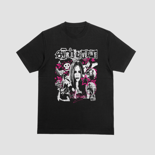 Avril Lavigne Pop-Punk Princess – Y2K Retro Collag...