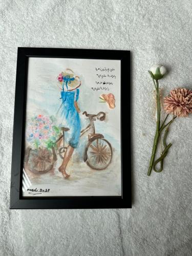 لوحة فنية ، ركن جانبي بالمنزل