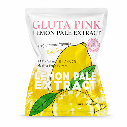 قلوتا بينك سكراب الليمون – Gluta Pink Lemon Scrub