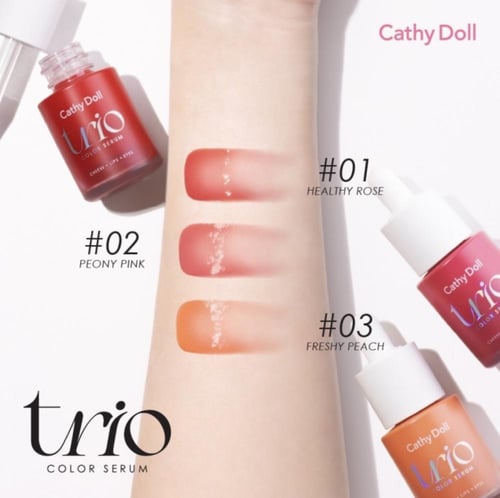 Cathy Doll Trio Color Serum #01 – Healthy Rose سير...