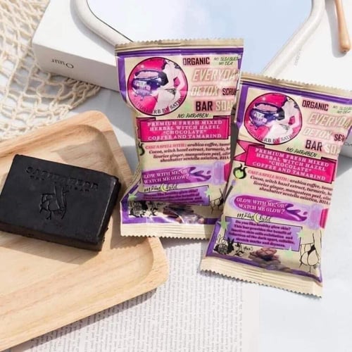 ساتيدا هيرب شوكو بار صابون وسكراب