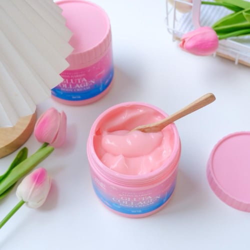 مس باربي كريم الجسم جلوتا كولاجين 500 جرام Miss Ba...