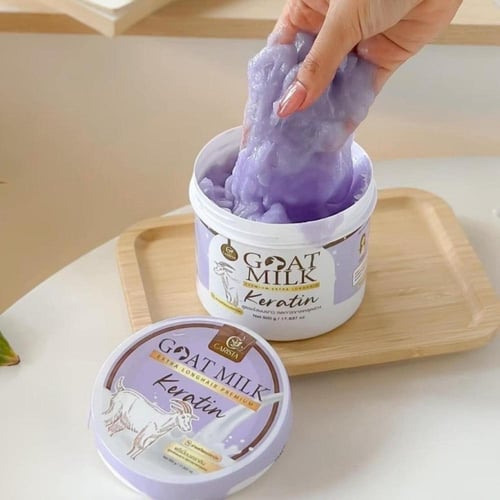 كيراتين حليب الماعز الفاخر من كاريستا للشعر الطويل