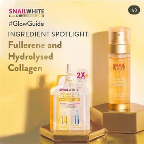 Snail White Double 2X Boosting Anti-Aging Serum سن...