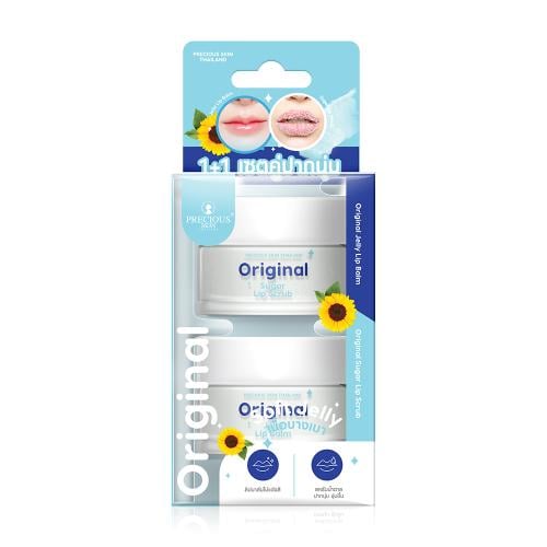 بريشيوس مرطب مع مقشر الشفاه بالسكر 2 في 1 التركيبة...