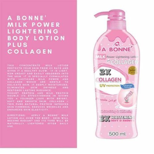 A BONNE' Milk Power Lightening Lotion with Collage...