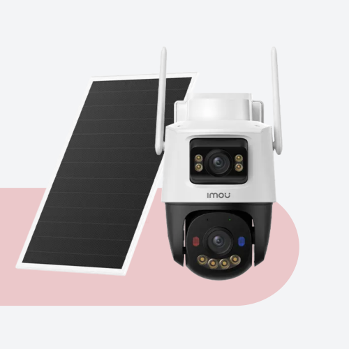 كاميرا ايمو طاقه شمسية عدستين 10 ميجا بكسل AOV Dua...