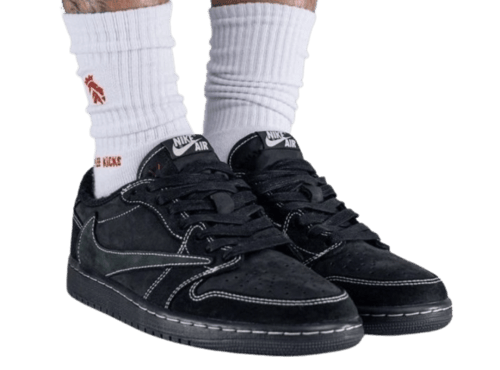 Travis Scott x AJ1 Low ( Black / phantom)