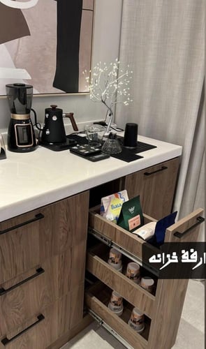 دولاب ،ركن قهوه -خزانه قهوه milamin