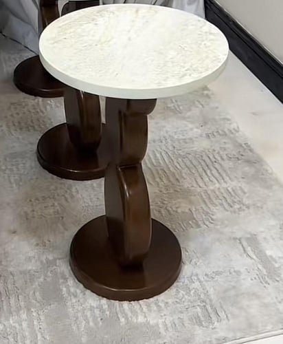 طقم طاوله ضيافه + 6 خدمه