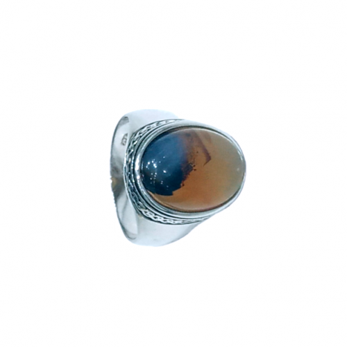 خاتم رجالي فضة عيار 925 واحجار