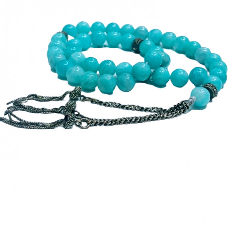 سبحة مازونايت مع الفضة الخالصة