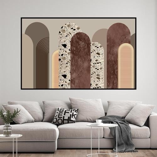 لوحة جدارية تجريدية بتصميم مودرن تصميم 14