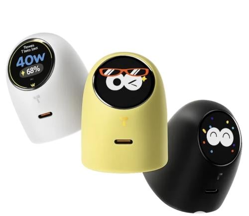 شاحن ذكي 45w بشاشه تفاعليه